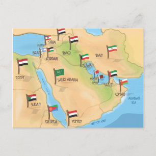 Midden-Oosten Briefkaart