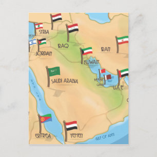 Midden-Oosten Briefkaart
