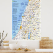 "Midden-Oosten: MIP 1989 Heilige Land ... Poster (Keuken)