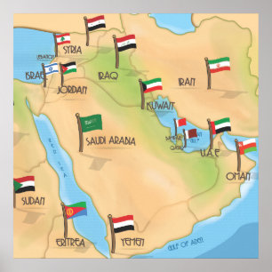 Midden-Oosten Poster