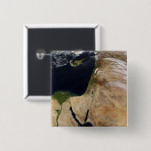 Midden-Oosten Vierkante Button 5,1 Cm (Voorkant /achterkant)