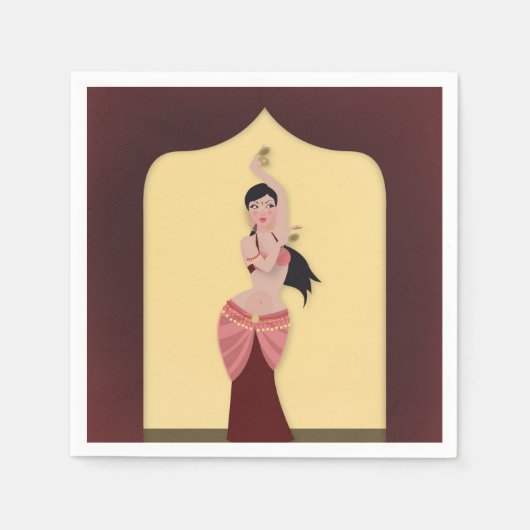 Midden-Oosters Libanees dinerfeest Servet (Voorkant)