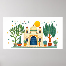 Midden-Oosterse architectuur Poster