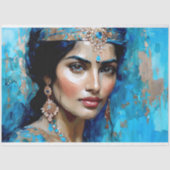 Midden-Oosterse vrouw decoupage Tissuepapier (Voorkant)