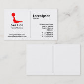 Midden-regel - Zee Lion Visitekaartje (Voorkant / Achterkant)