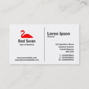 Midden-regel - Zwan 02 Visitekaartje