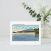 Midden-Saranac Uitzicht Mount Ampersand Briefkaart (Staand voorkant)