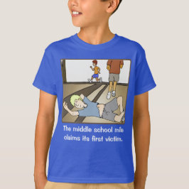 Midden-schoolmile Mannen Black T-shirt