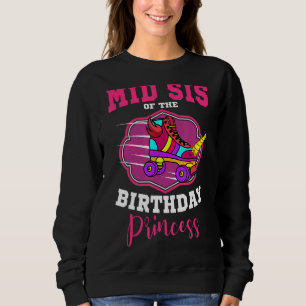 Midden-SIS van de Birthday Princess Roller Schaats Trui