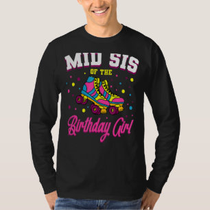 Midden-SIS van de Schaatsen van het meisje van de T-shirt