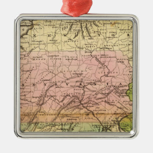 Midden-Staten Metalen Ornament