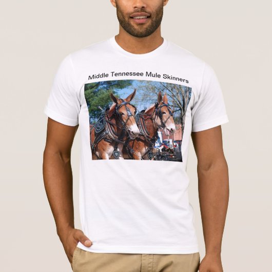 Midden-Tennessee Mule Skinners T-shirt (Voorkant)
