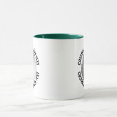 Midden Text JAGERSGROEN Combo 11oz Aangepaste Golf Mok (Midden)