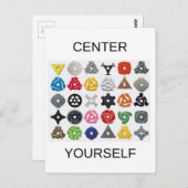 Midden uzelf briefkaart (Voorkant / Achterkant)