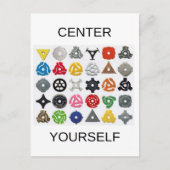 Midden uzelf briefkaart (Voorkant)