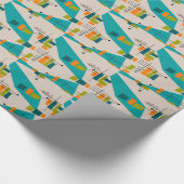 Midden van de eeuw Moderne Abstracte #55 Cadeaupapier (Hoek)