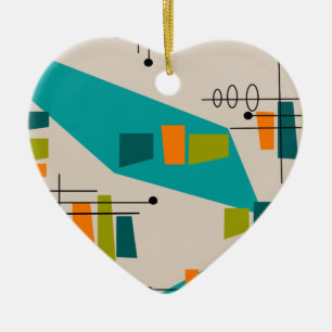 Midden van de eeuw Moderne Abstracte #55 Keramisch Ornament