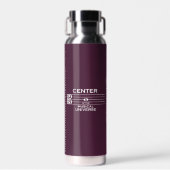 Midden van het muzikale universum Alto Clef Plum Waterfles (Voorkant)