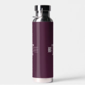 Midden van het muzikale universum Alto Clef Plum Waterfles (Rechts)