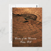 Midden van het universum briefkaart (Voorkant / Achterkant)
