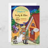 Midden van Nowhere Housewarming Party Invitation Kaart (Voorkant / Achterkant)