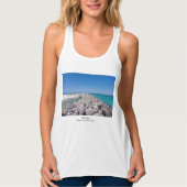 Midden van Shell Island Jetty Tanktop (Voorkant)