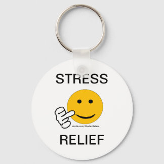 Midden-Vingerstressrust Sleutelhanger