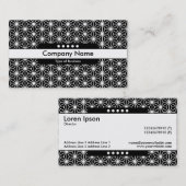Middenband 5 Spots - Asanoha Pattern Visitekaartje (Voorkant / Achterkant)