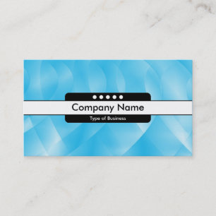 Middenband 5 Spots - Blauwe curven Visitekaartje