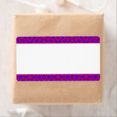 Middenband - Abstracte bloemen Etiket (Insitu)