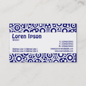 Middenband - Alien-circuits - donkerblauw Visitekaartje (Achterkant)