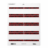 Middenband - Bubbelpatroon Etiket (Full Sheet)