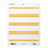 Middenband - Domino-effect Etiket (Full Sheet)