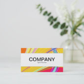 Middenband - Fractal Abstract 061012e Visitekaartje (Staand voorkant)