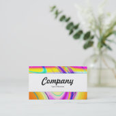 Middenband - Fractal Abstract 061012f Visitekaartje (Staand voorkant)