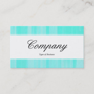 Middenband (gesneden) - Script - Turquoise Geplakt Visitekaartje