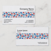 Middenband - Hexagonal Pattern 05 Visitekaartje (Voorkant / Achterkant)