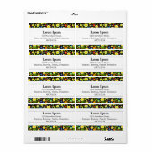 Middenband II - Lentbloemen Etiket (Full Sheet)