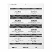 Middenband II - Wiel Etiket (Full Sheet)