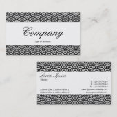 Middenband - Manuscript - Het Patroon van de Schaa Visitekaartje (Voorkant / Achterkant)