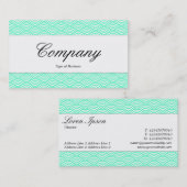 Middenband - Manuscript - Het Patroon van de Schaa Visitekaartje (Voorkant / Achterkant)