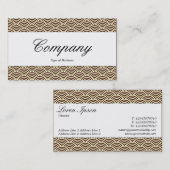 Middenband - Manuscript - Het Patroon van de Schaa Visitekaartje (Voorkant / Achterkant)