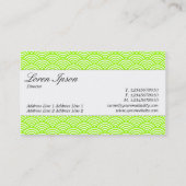 Middenband - Manuscript - Het Patroon van de Schaa Visitekaartje (Achterkant)