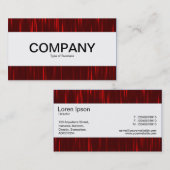 Middenband - rode strepen visitekaartje (Voorkant / Achterkant)