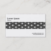 Middenband - Shards - Asanoha Pattern Visitekaartje (Achterkant)