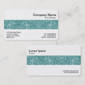 Middenband - Spirals Abstract - Moss Green Visitekaartje (Voorkant / Achterkant)