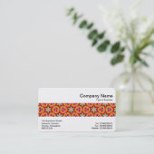 Middenband - Terrazzo Pattern Visitekaartje (Staand voorkant)