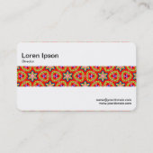 Middenband - Terrazzo Pattern Visitekaartje (Achterkant)