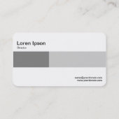 Middenband - twee tongen - grijze schaduwen visitekaartje (Achterkant)