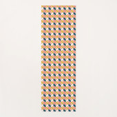 Middencentje modern lederen patroon yogamat (Voorkant)